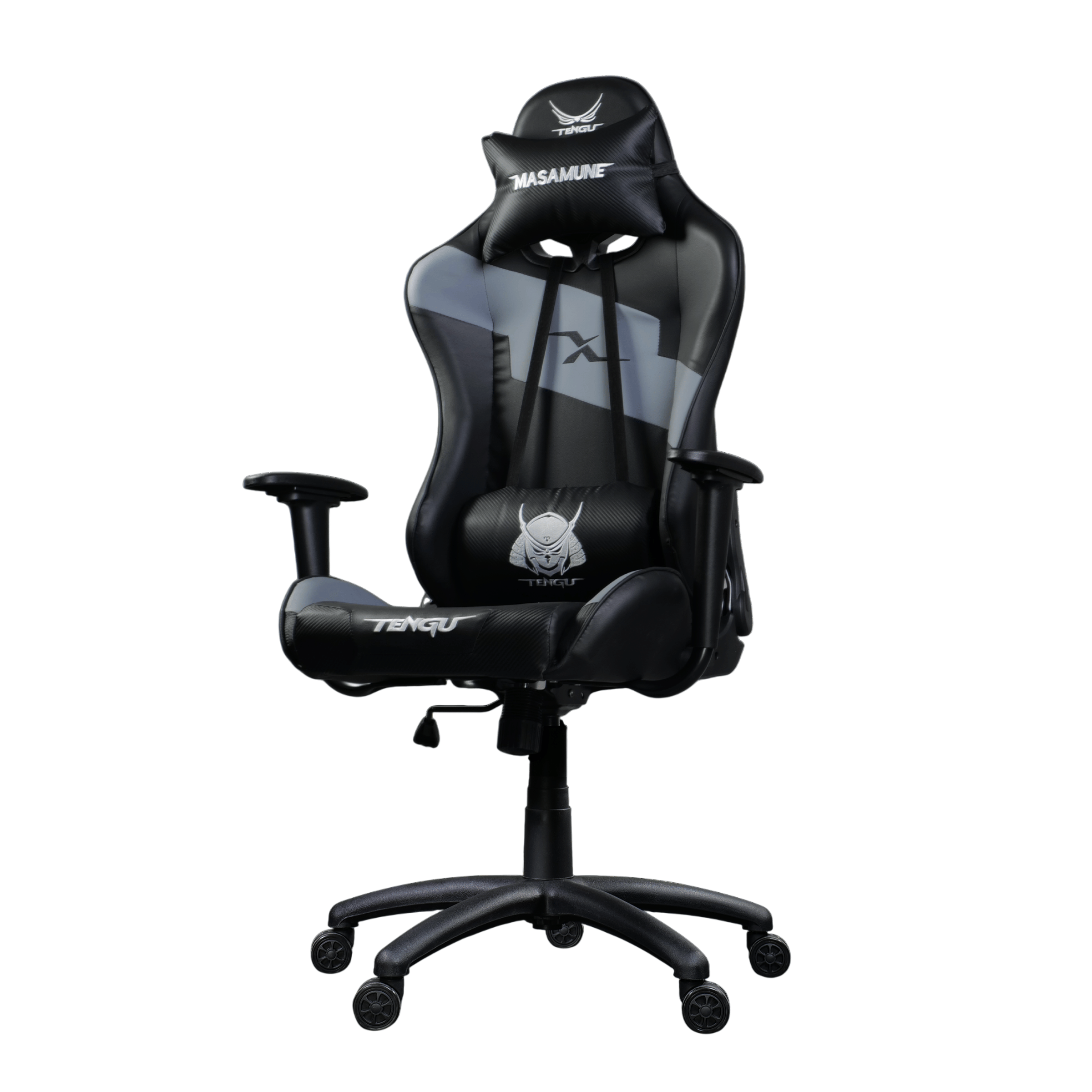เก้าอี้เกมมิ่ง TENGUGAMINGGEARS รุ่น MASA-X (CH-MX-BK) สีดำ เบาะหนัง_0